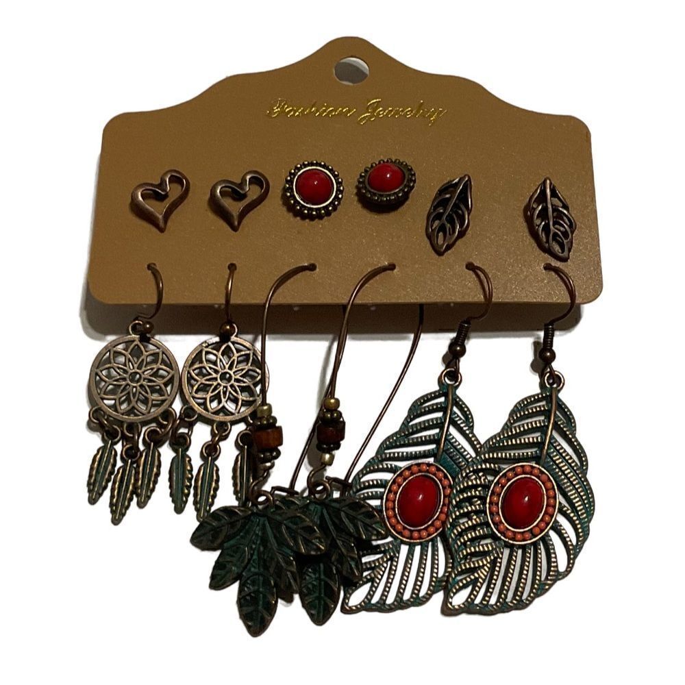 NWT 6 piece earring set